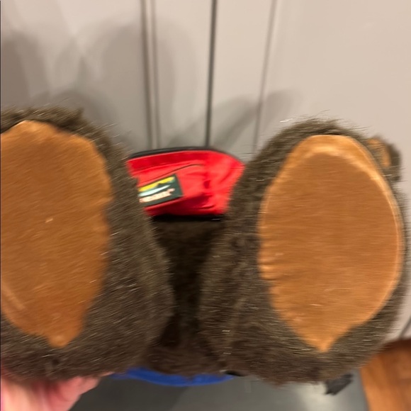 Vintage LL Bean Teddy Bear Plush Fleece Jacket Fanny Pack Stuffed Animal 17” - Picture 4 of 6